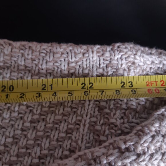 Eddie Bauer SZ M 100% Cotton Beige Men's Crew Neck Pullover Sweater - Picture 9 of 14